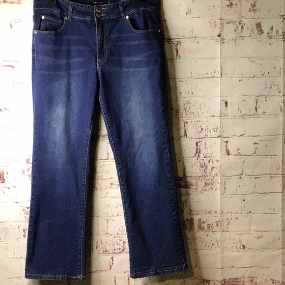 ✨Tahari Daphne Double Button Mini Bootcut Size 14    SAC740 - Picture 6 of 8